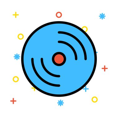 Ağ simgesi. vektör illüstrasyonu