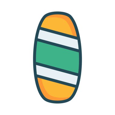 kaykay düz simgesi, vektör, illüstrasyon, spor kavramı 