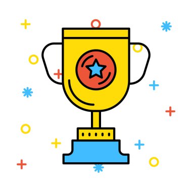 Beyaz arka plan, vektör, illüstrasyon izole kupa bardak düz simgesi