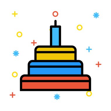 Ağ simgesi. vektör illüstrasyonu