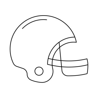 Kriket Emanet kask düz simgesi beyaz arka plan, vektör, illüstrasyon izole