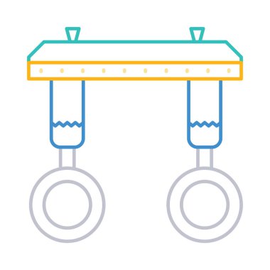 Spor web vektör simgesi