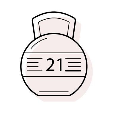 Spor renk vektör simgesi  