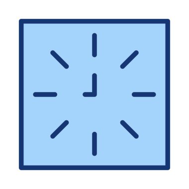 Renk web simgesi. Vektör çizim