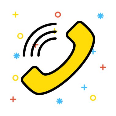 Renk web simgesi. Vektör çizim