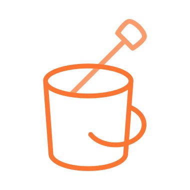 İçki web renk vektör simgesi