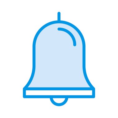 alarm zili tebliğ düz kutsal kişilerin resmi, vektör, illüstrasyon  