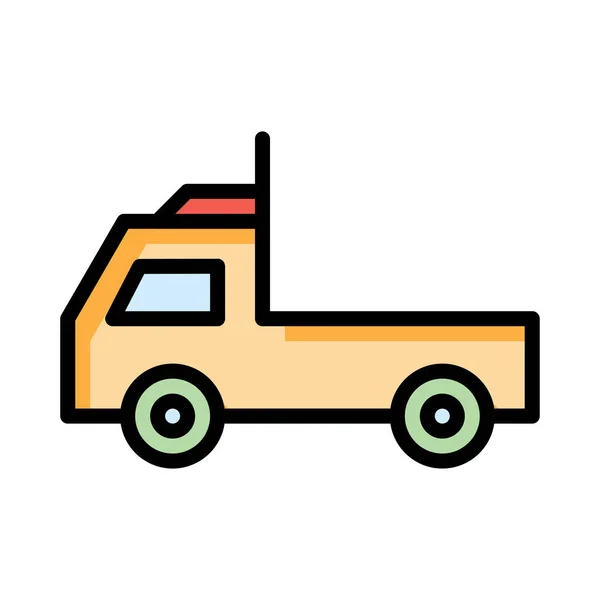 Farbe Fahrzeug Vektor Illustration — Stockvektor