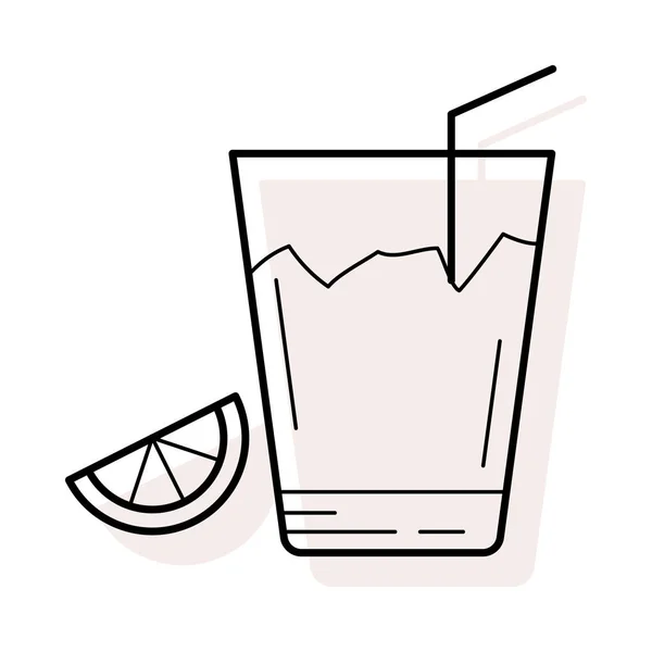 Juice Drink Web Icon — Stock Vector