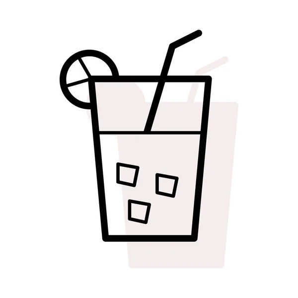 Trinken Web Farbe Vektor Symbol — Stockvektor