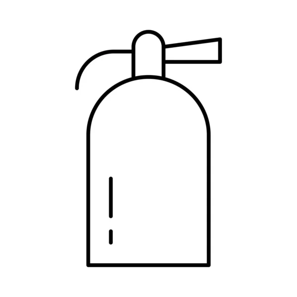 Πυροσβεστήρας Κύλινδρο Φωτιά Διάνυσμα Εικονίδιο Χρώμα — Διανυσματικό Αρχείο