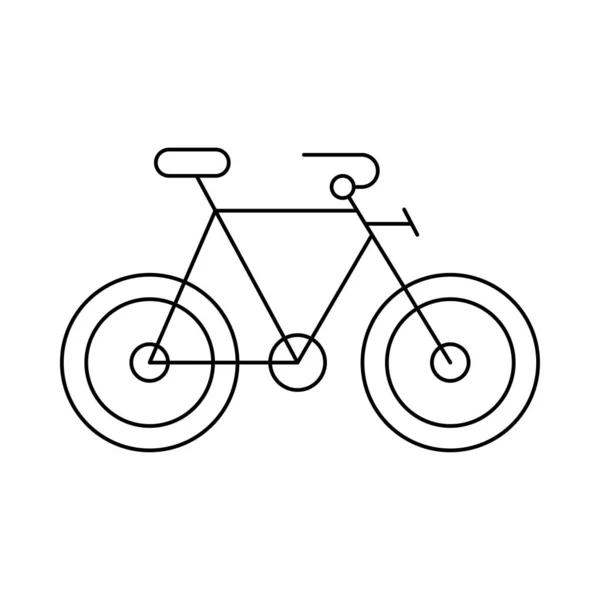 自転車フラット アイコン ベクトル イラスト — ストックベクタ