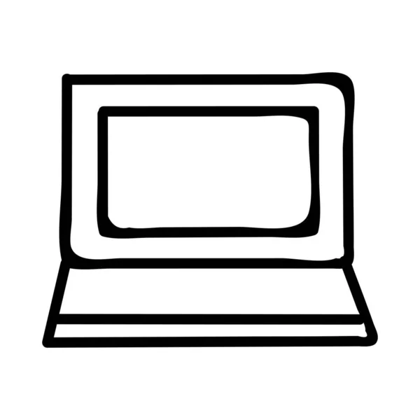Web Ikone Für Laptops — Stockvektor