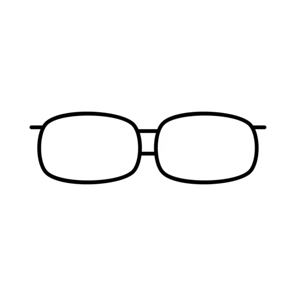 Brille Brille Mode Vektor Farbe Symbol — Stockvektor