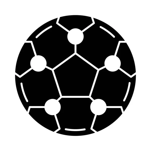 Fußball Web Ikone — Stockvektor