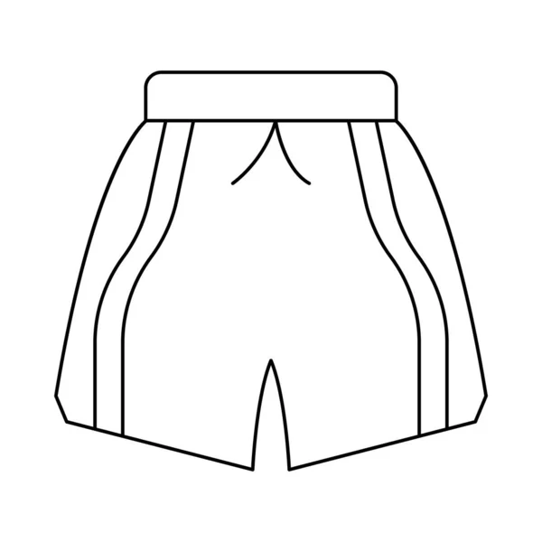 Underwear Flat Icon Vector Illustration — Stock Vector