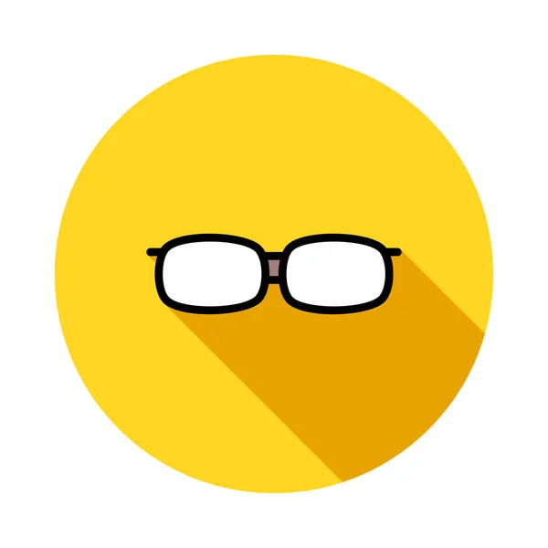 Płaskie Ikona Mody Okularów Wektor Ilustracja — Wektor stockowy