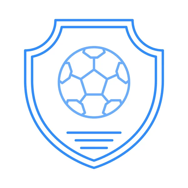 Football Icône Web Football — Image vectorielle