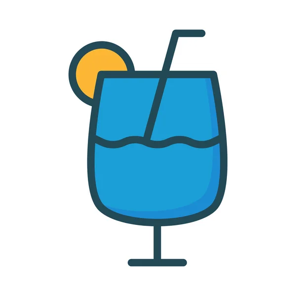 Sap Drinken Web Pictogram — Stockvector