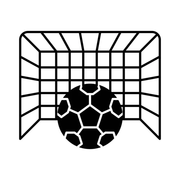 Fútbol Fútbol Icono Web — Vector de stock