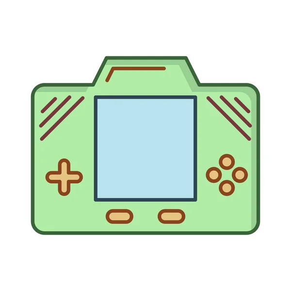 Color Web Gaming Icon — Stock Vector