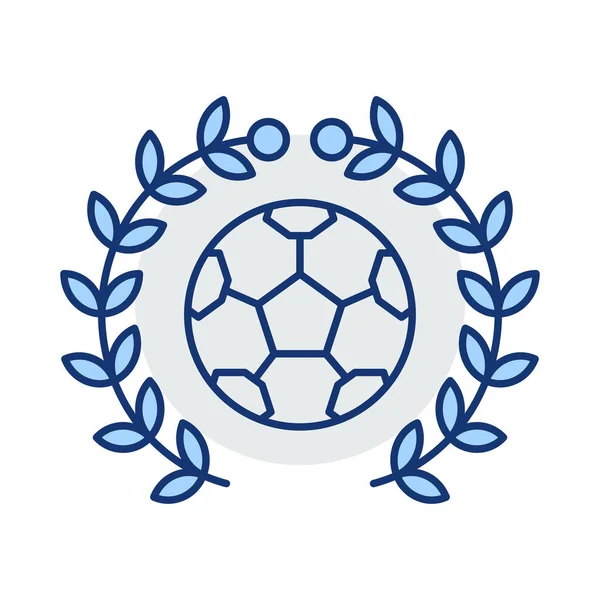 Fußball Web Ikone — Stockvektor