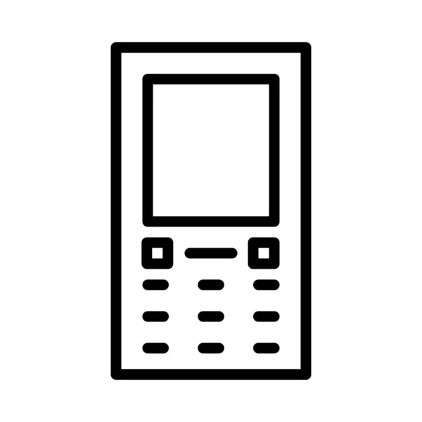 携帯電話のフラット アイコン ベクトル イラスト — ストックベクタ
