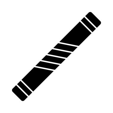 Kayak düz simgesi beyaz arka plan, vektör, illüstrasyon izole