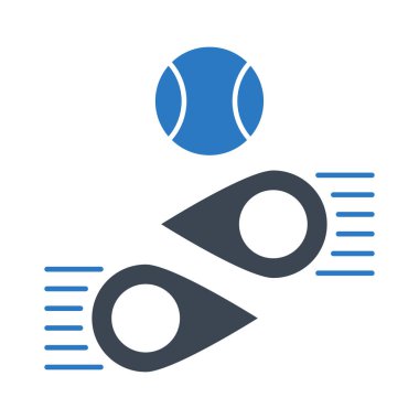 Spor web vektör simgesi