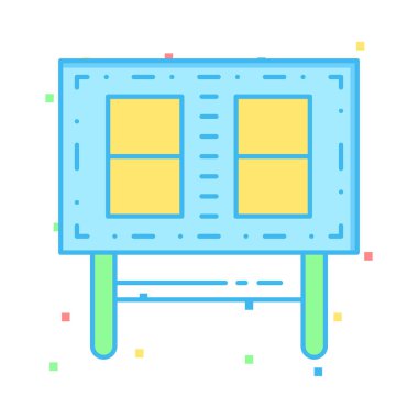 Spor web vektör simgesi