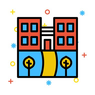 Ağ simgesi. vektör illüstrasyonu