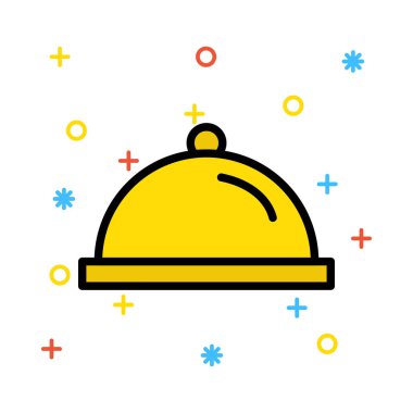 Renk web simgesi. Vektör çizim