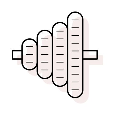 Spor renk vektör simgesi  