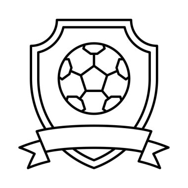 kalkan spor Ödülü düz simgesi beyaz arka plan, vektör, illüstrasyon izole