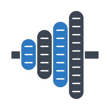 Spor renk vektör simgesi  