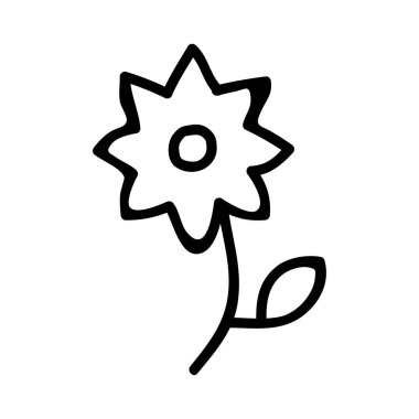 çiçek açan çiçek düz kutsal kişilerin resmi, vektör, illüstrasyon 