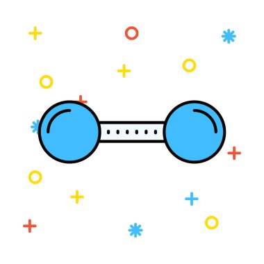 Halter simgesi, spor vektör çizim 