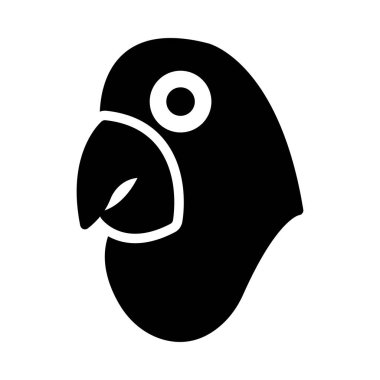 tavuk düz simgesi, vektör, illüstrasyon