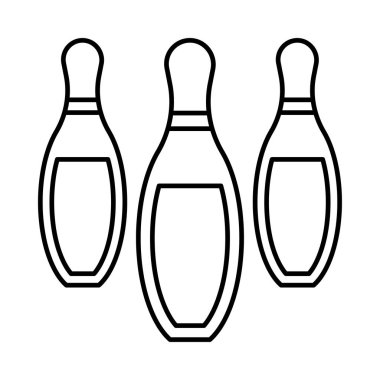 skittles düz simgesi beyaz arka plan, vektör, illüstrasyon izole 