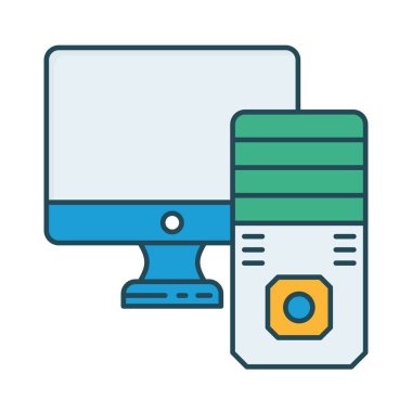 Online ekran web renk simgesi