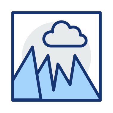 Renk web simgesi. Vektör çizim