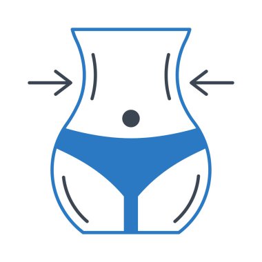 oklar düz simgesi beyaz arka plan, vektör, illüstrasyon izole kadın spor vücut