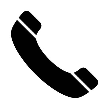 alıcı telefon düz simgesi, vektör, illüstrasyon arayın  