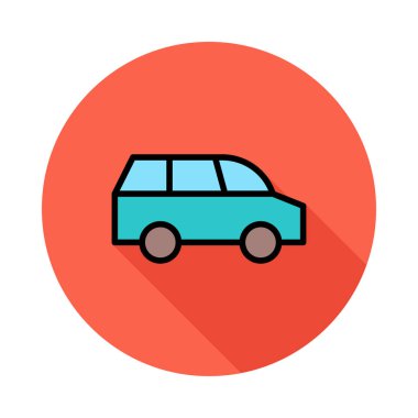 araba renk web vektör simgesi