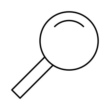 arama cam Büyüteç vektör renk simgesi