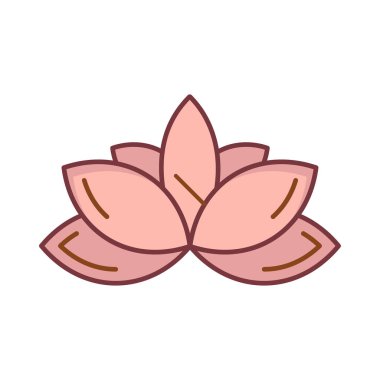 çiçek açan çiçek düz kutsal kişilerin resmi, vektör, illüstrasyon 