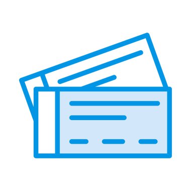 Tur düz simgesi, vektör, illüstrasyon, biletleri seyahat kavramı 