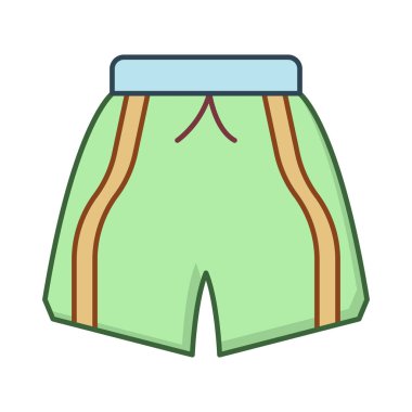 iç çamaşırı düz simgesi, vektör, illüstrasyon