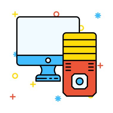 Renk web vektör simgesi