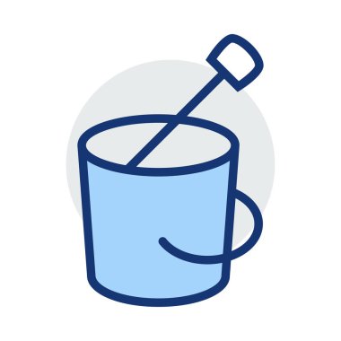 Renk web simgesi. Vektör çizim